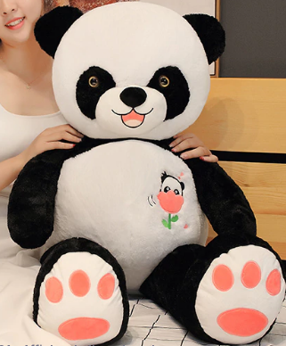 Panda géant peluche 2m sales