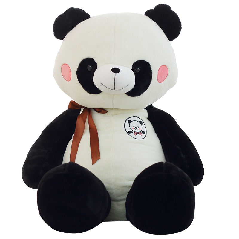 Panda géant en peluche adorable et rigolo
