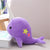 Doudou en peluche baleine licorne magique xxl