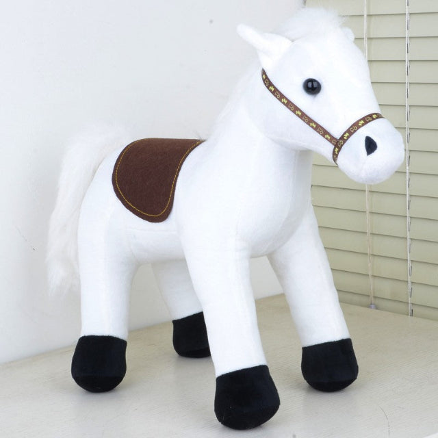 grande peluche cheval debout