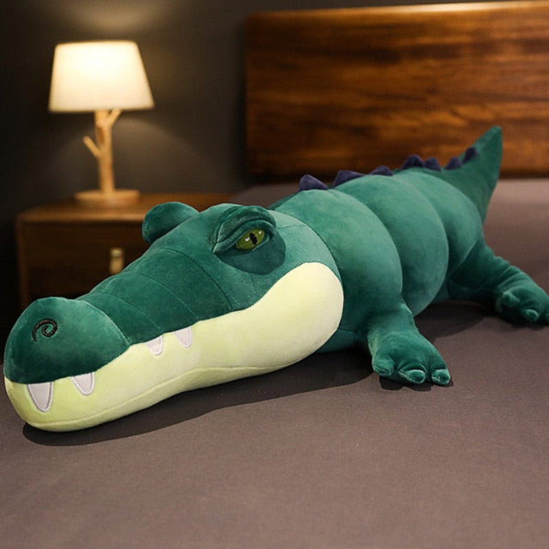 Peluche crocodile sauvage réaliste et doux