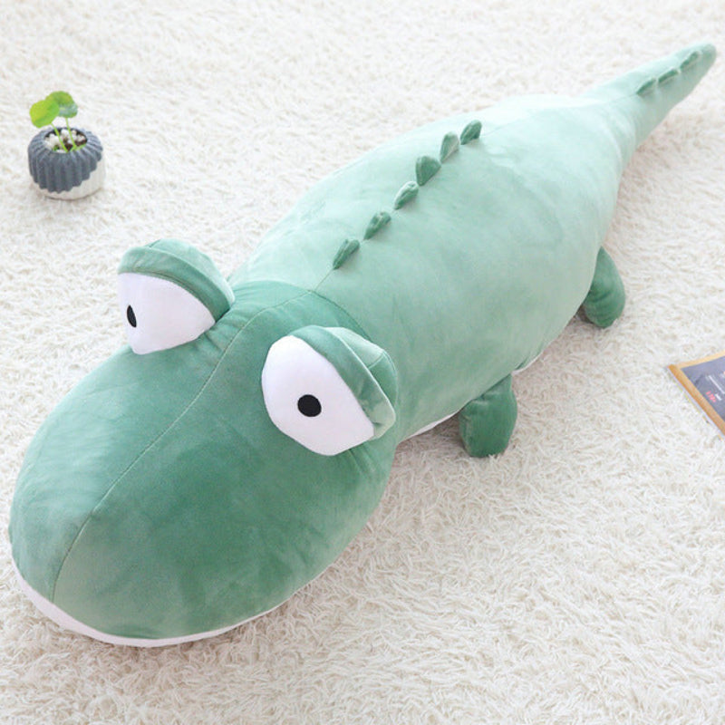 corcodile en peluche sauvage mais confortable