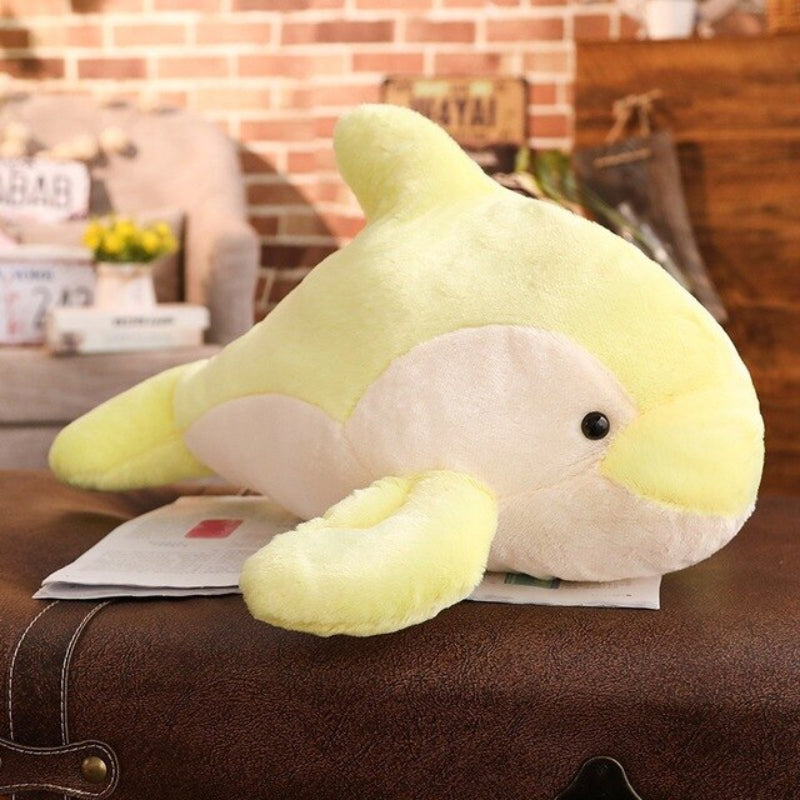 Peluche géante dauphin WWF au poil doux