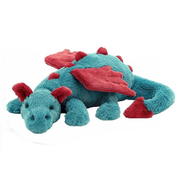 Grand Dragon Peluche 90 Cm – Doudou Dino Vert Ultra Doux Pour Enfants Et Adultes
