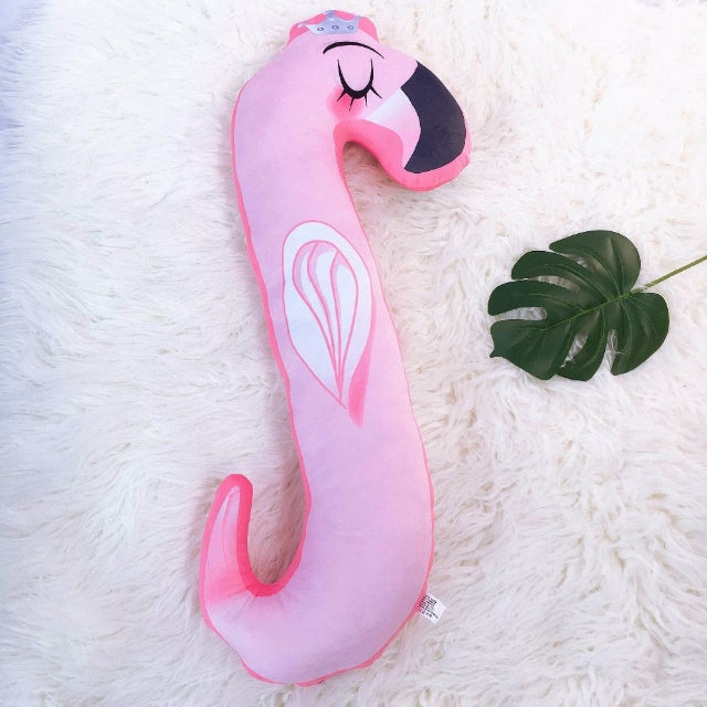 Peluche flamant rose géante pour adultes et enfants
