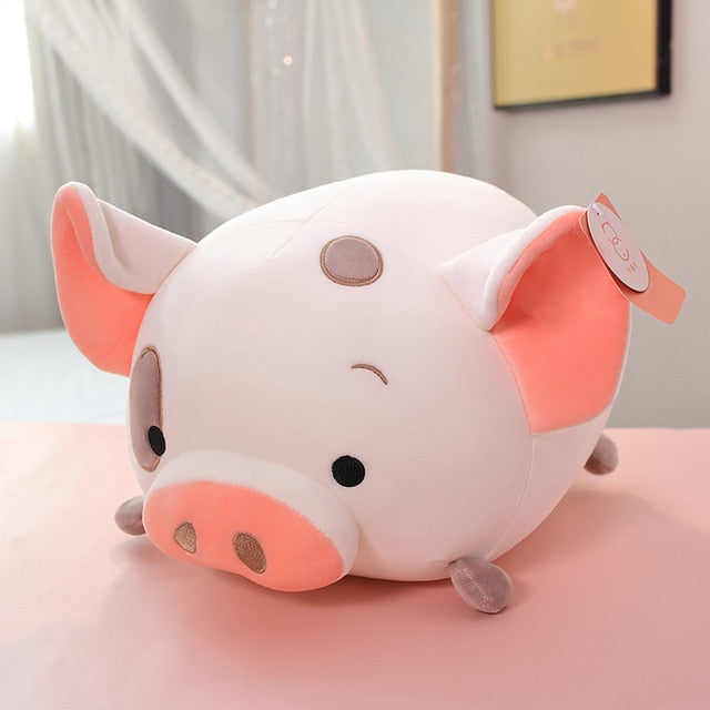 Cochon en peluche ultra sympathique et plein de tendresse
