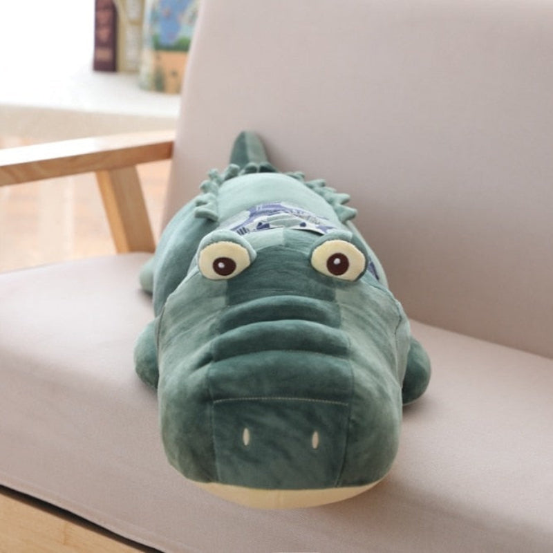 Bébé crocodile peluche gentil xxl