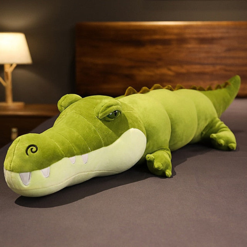 Jouet crocodile en peluche à domestiquer