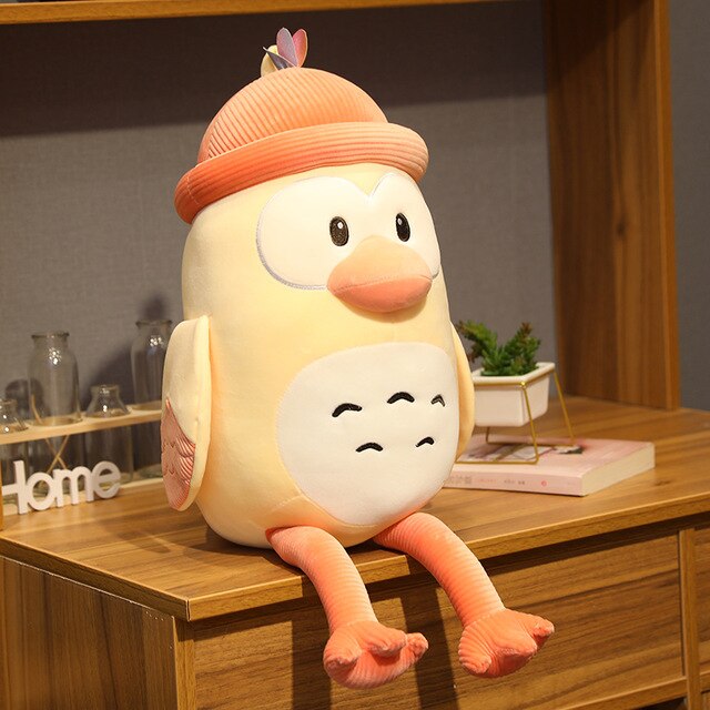 peluche  géante canard aux grands yeux