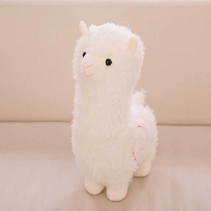 Peluche lama géant à la laine super douce
