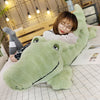 Aligator vert en peluche 120 cm