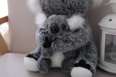 Jouet bébé Koala et sa maman gris