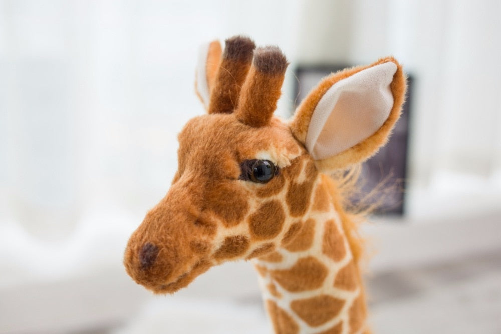 Peluche girafe toute douce aux gros yeux Keel Toys