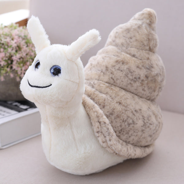 Peluche Escargot Fraise 25cm – Jouet Tout Doux Pour Enfants Et Adultes, Câlin Oreiller Super Mignon (Rose, 22cm)
