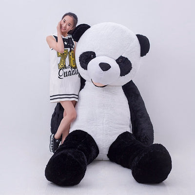 Animal en peluche géant super doux, peluche panda ours, peluche géante en  peluche réaliste faite à la main, peluche de panda réaliste pour l'anxiété,  grand cadeau pour Ki