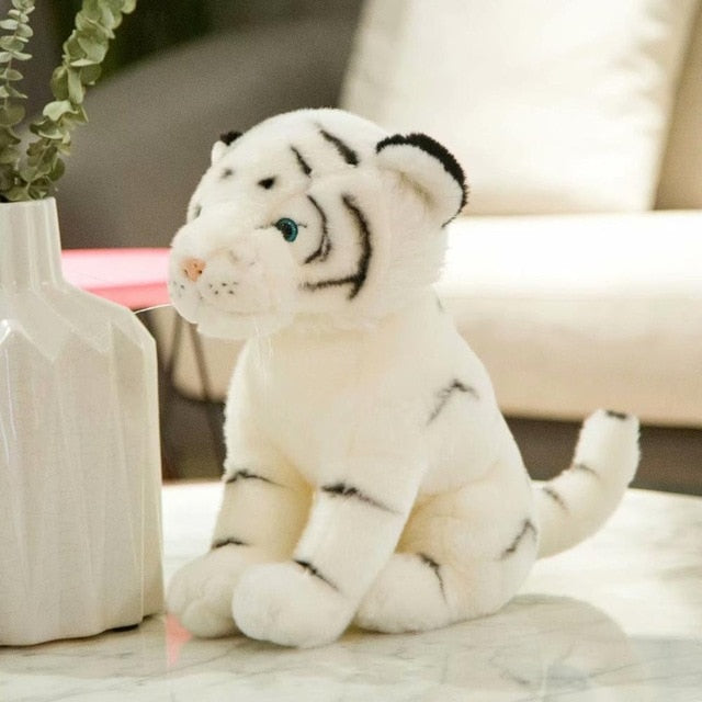 Bébé tigre blanc en peluche xxl mignonne