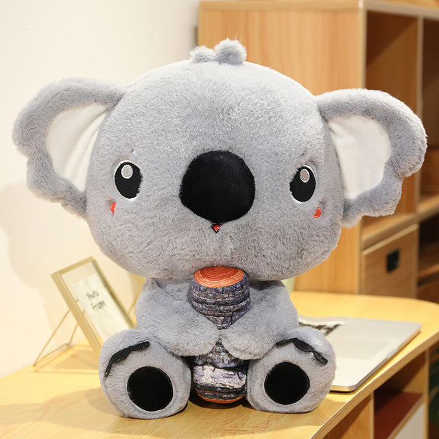 Bébé koala en peluche aux grands yeux mignons