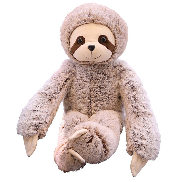Doux doudou paresseux souriant 70 cm