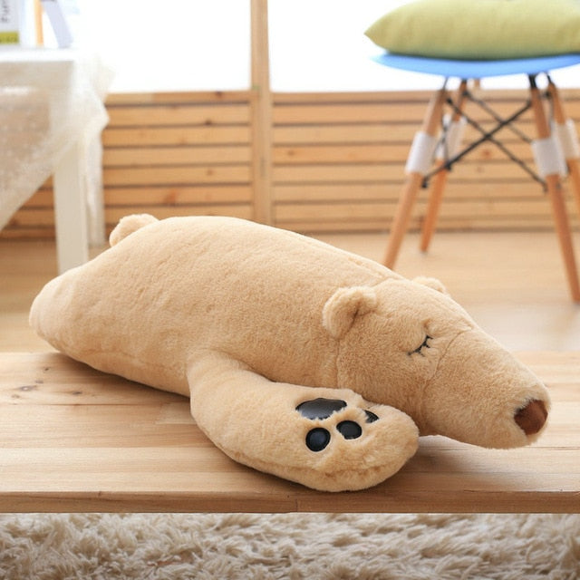 Nounours brun endormi friand de câlins