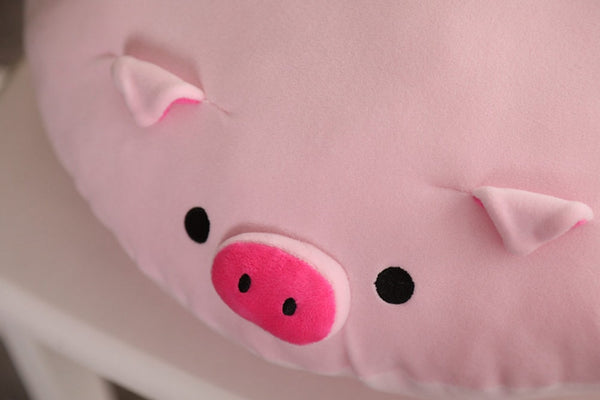 Peluche cochon mignon coussin rose kawaii plaisant - Univers Peluche