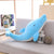 Baleine bleue peluche au visage sympathique 80 cm